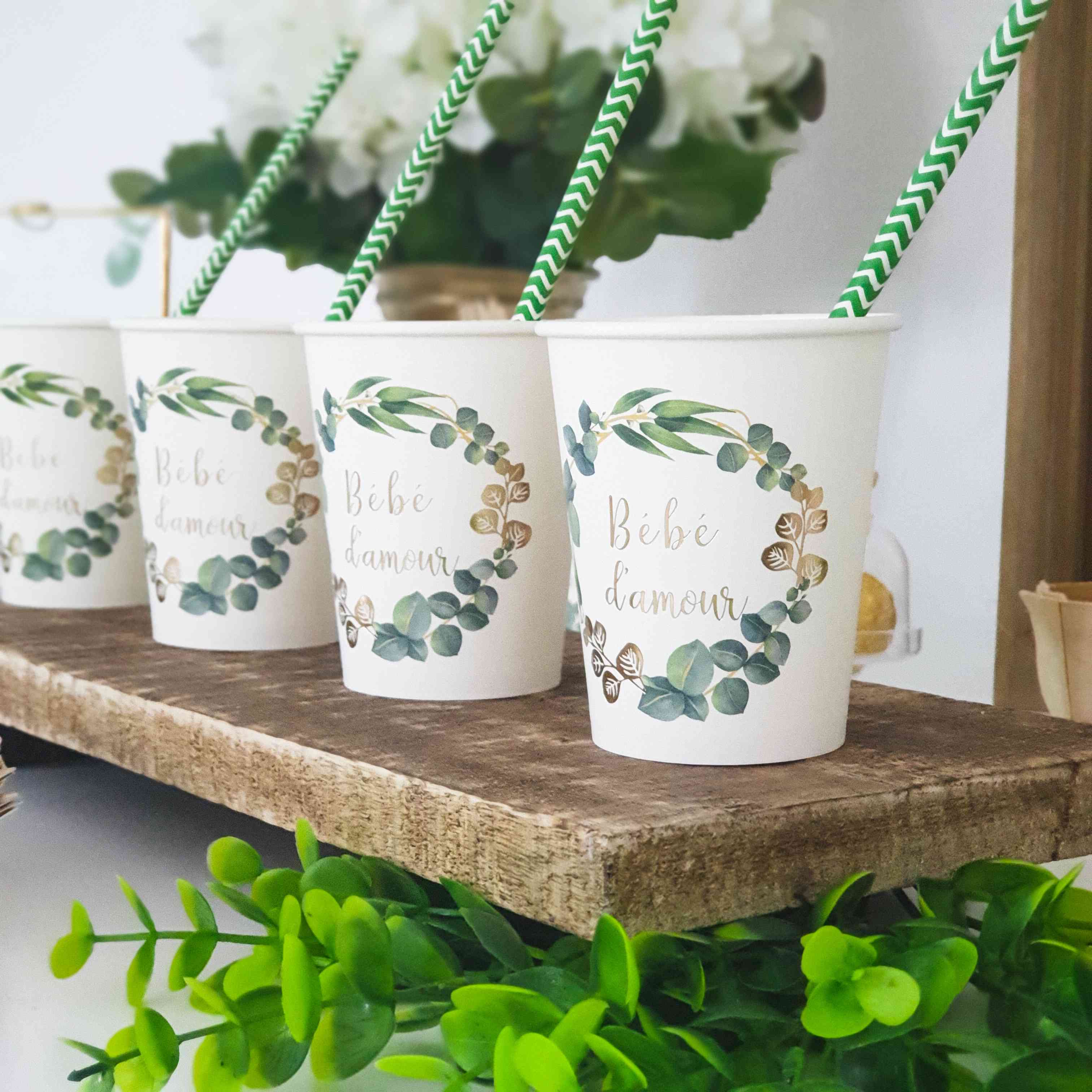 jolie collection Bébé d'amour qui peut être aussi bien pour une baby shower, qu'un premier anniversaire ou encore un baptême